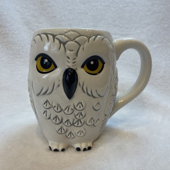 Harry Potter Hedwig Owl Coffee Mug Tea Cup Ceramic Sculptural‎ Shaped 5" Inches - Picture 1 of 7